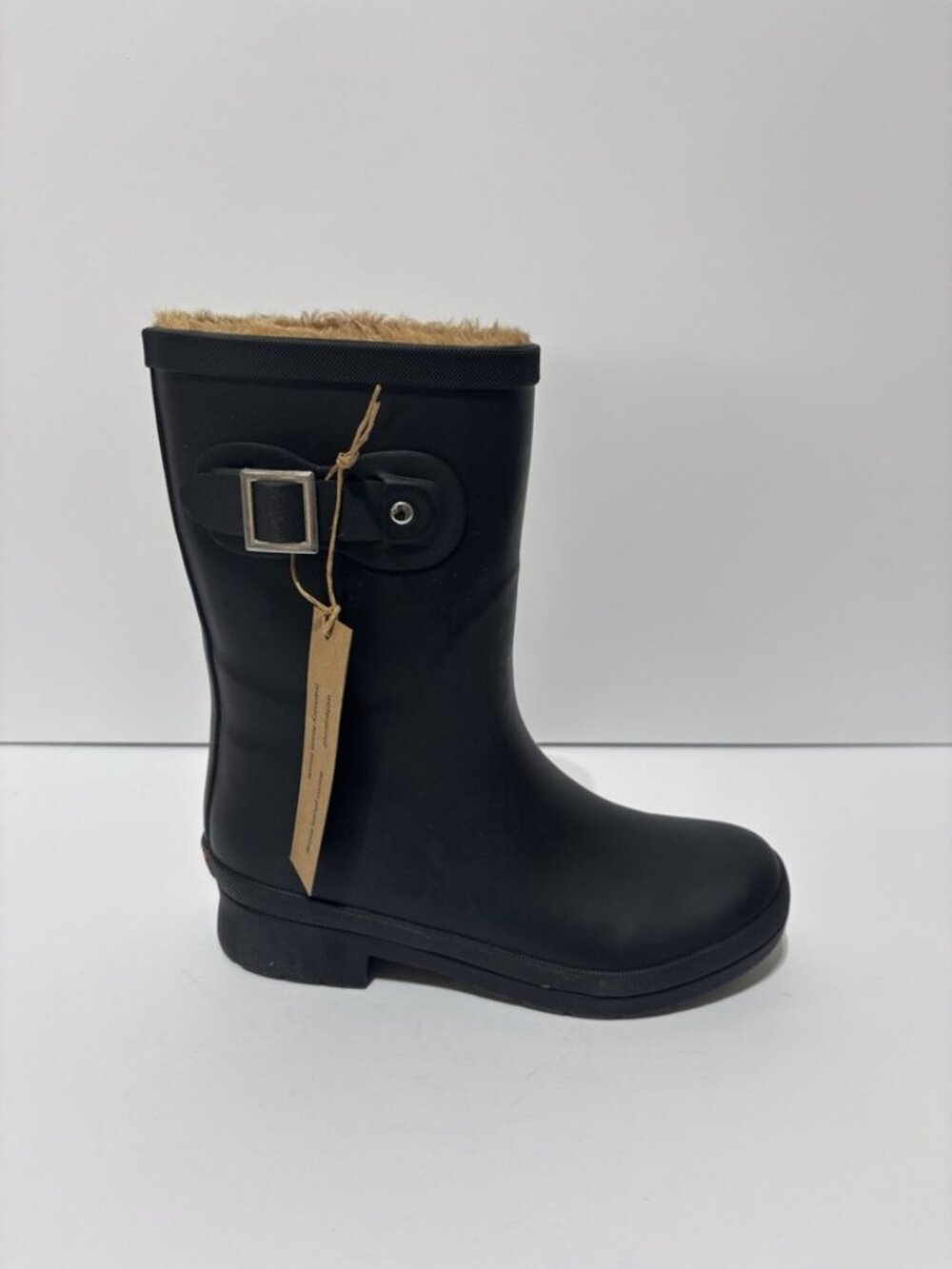 Chooka Women’s Delridge Black Chelsea Rain Boots, Size 6 M